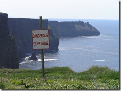 edge of the cliff